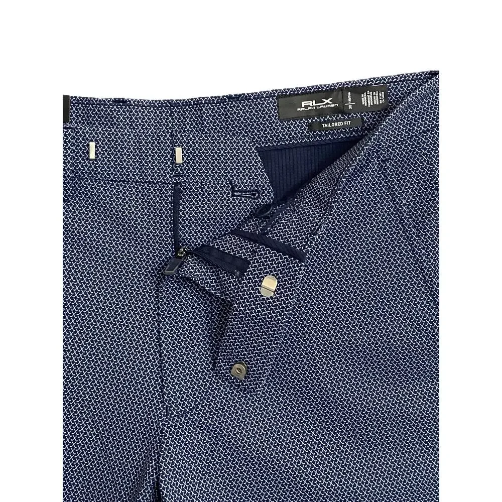 Ralph Lauren RLX Golf Shorts Men's 30W Tailored Fit Woven Navy Blue NEW - Picture 3 of 16